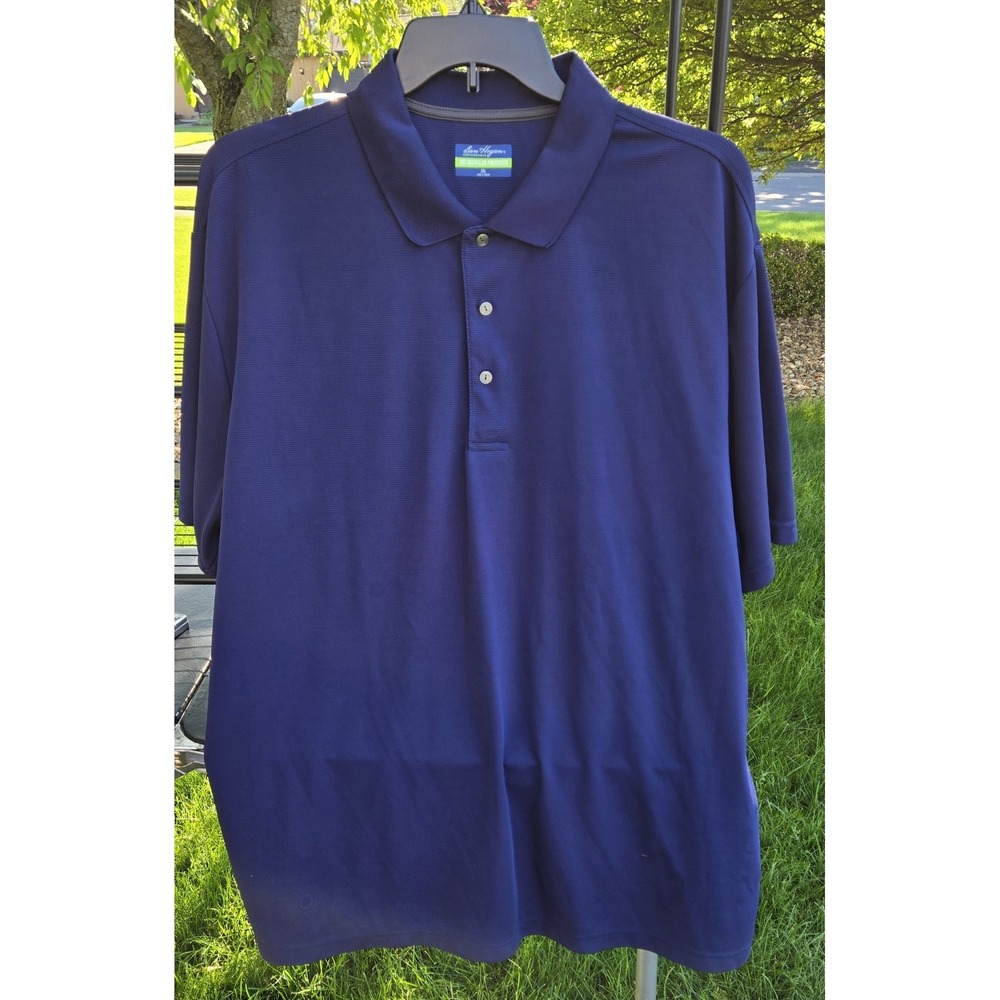 Ben Hogan Blue Short Sleeve Golf Polo Shirt Mens Size 3XL Regular Fit Solid